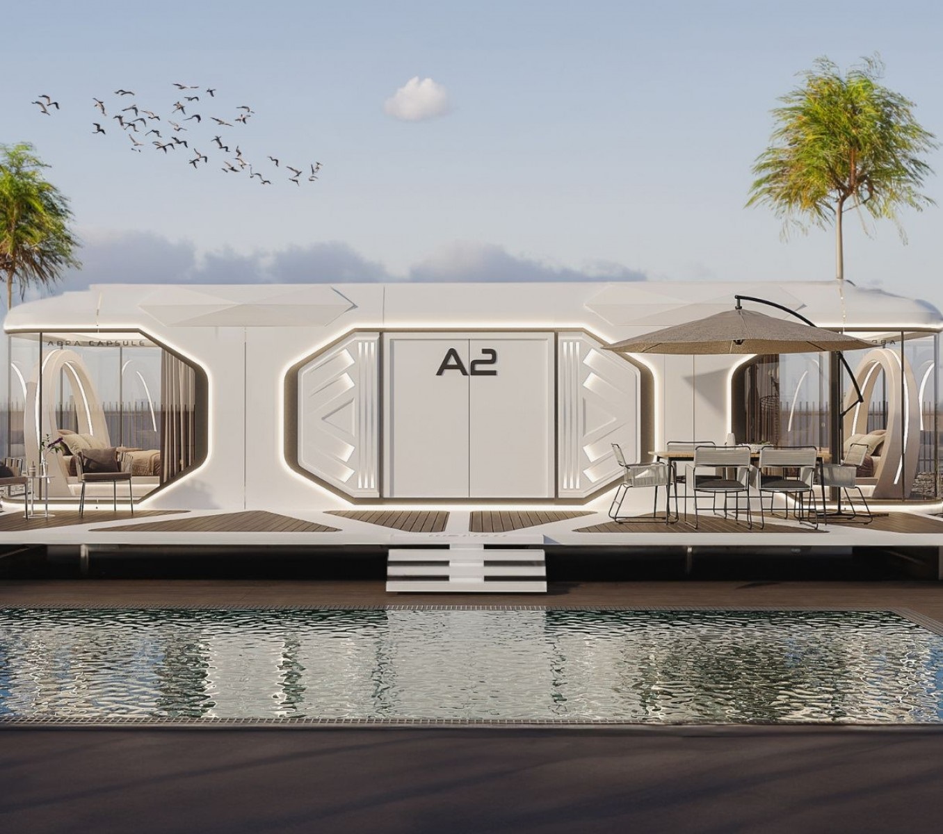 Maison capsule modèle A2